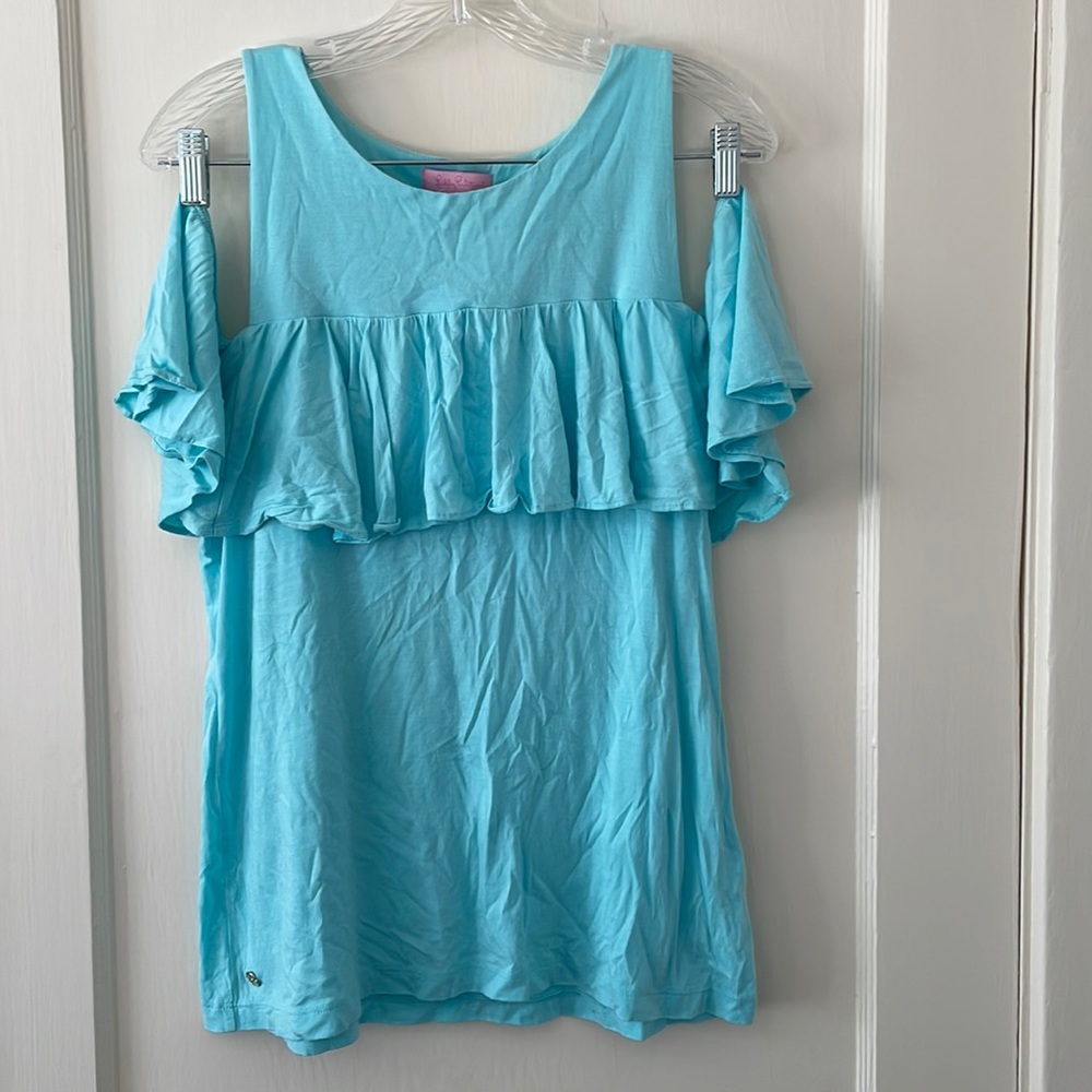 Lilly Pulitzer cold shoulder top